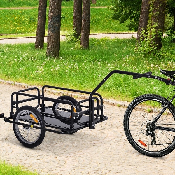 VEVOR Bike Cargo Trailer, 100 Lbs Load Capacity, Heavy-Duty