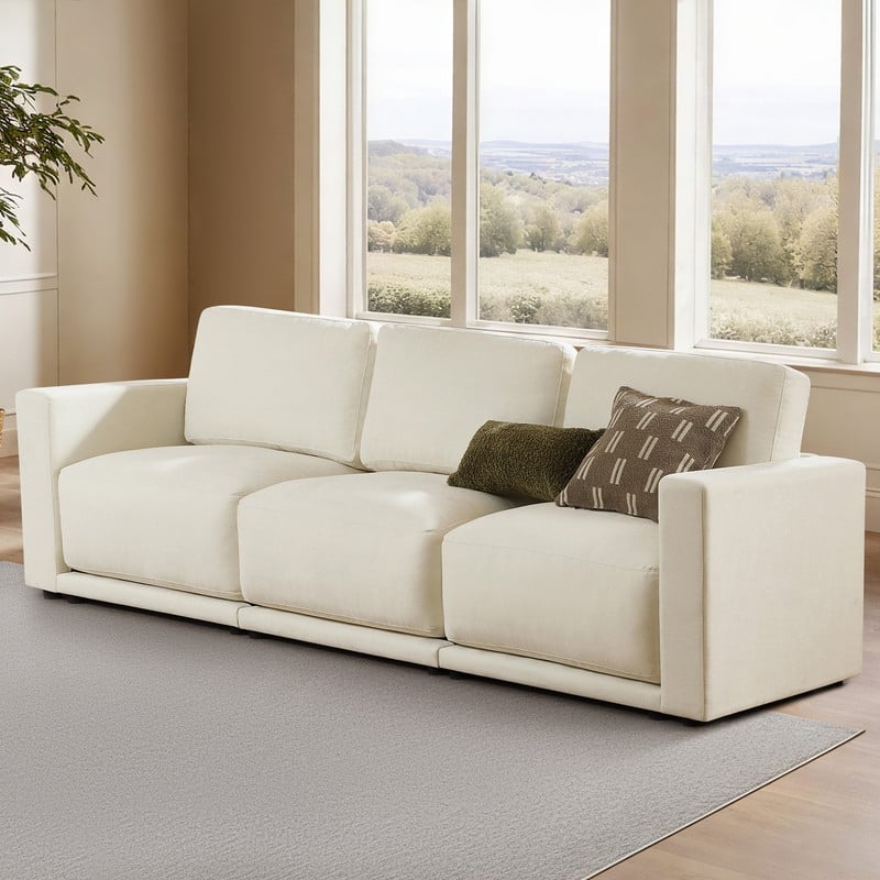 Cathy Oversized Modular Sectional Sofa Cloud Couch for living room
