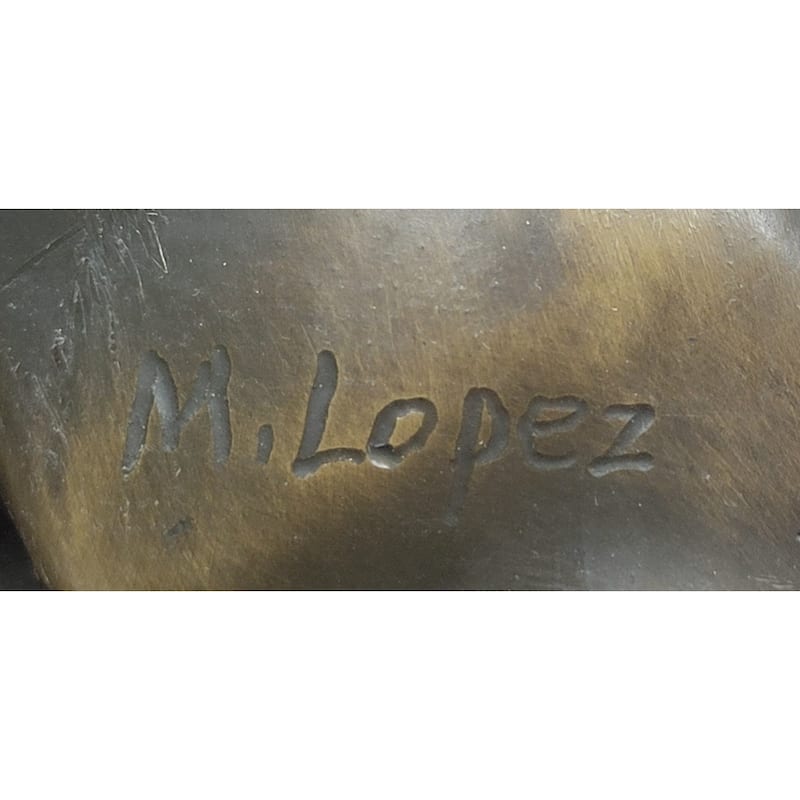 Bronze Imitative BullImitative dog Sculpture On Marble Base – Imitative Dog Lover Gift Decor
