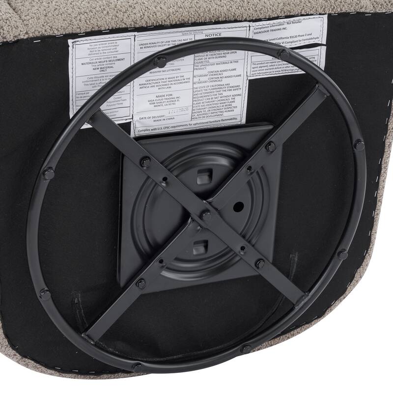 Christopher Knight Home - 360° Swivel Bouclé Wingback Accent Chair