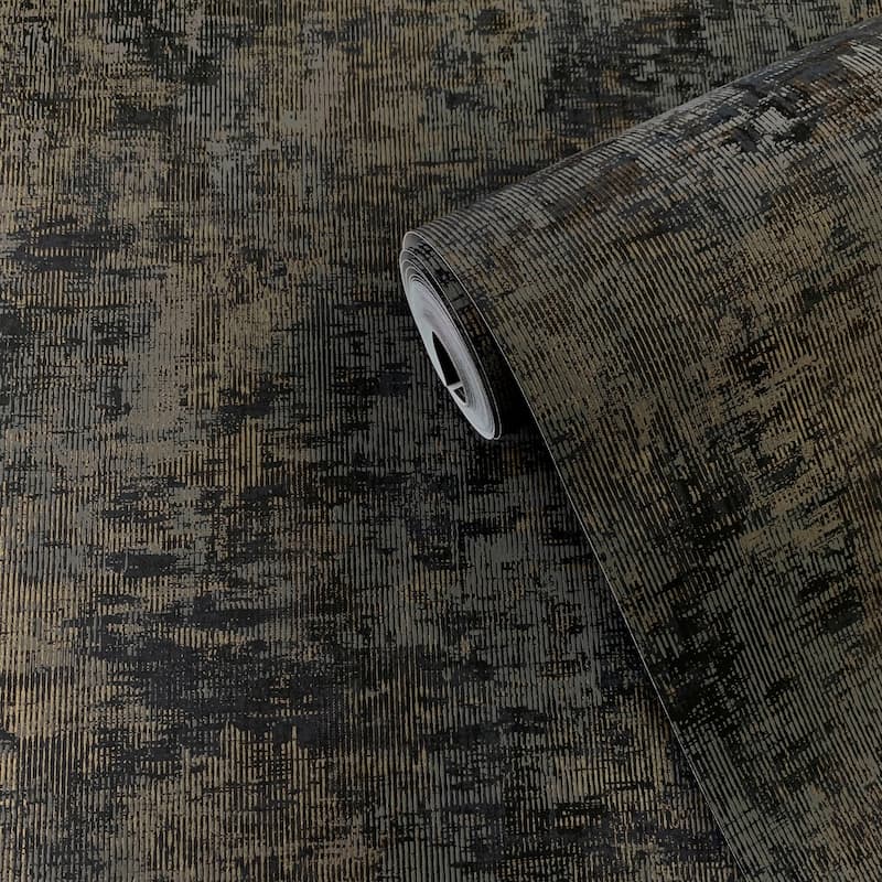 Galerie Wallcoverings Lustre Collection Distressed Effect Non-woven Metallic Wallpaper Roll