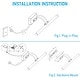preview thumbnail 6 of 8, 15.75" 3CCT Dimmable LED Picture Light, Antique Brass Swivel Metal Artwork Lamps, Plug-in & Hardwired, CRI 90 - 2PACK