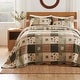 preview thumbnail 1 of 11, Greenland Home Fashions Sedona 100 Percent Cotton Quilt Set Oversized King