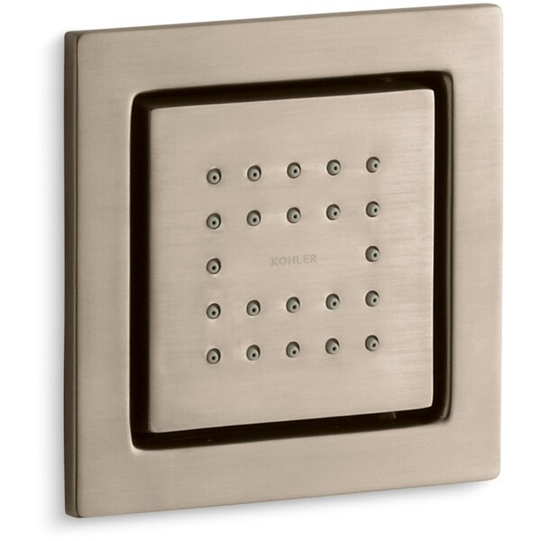 Kohler K-8003 Modern 22 Nozzle MasterClean Fully Adjustable Body Spray from WaterTile Collection