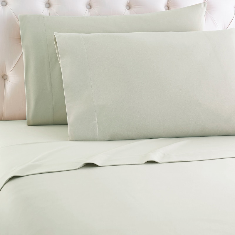 Shavel Micro Flannel® Bed Sheet Set - Cal King - Morning Mist