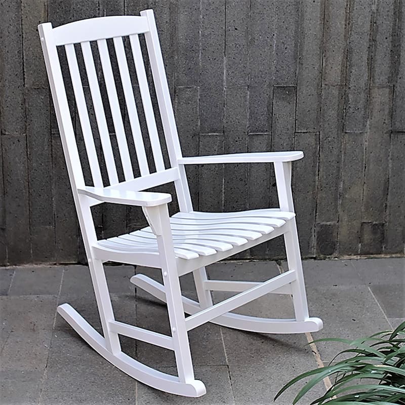 Cambridge Casual Alston 3-Piece Wood Outdoor Rocking Chair Set