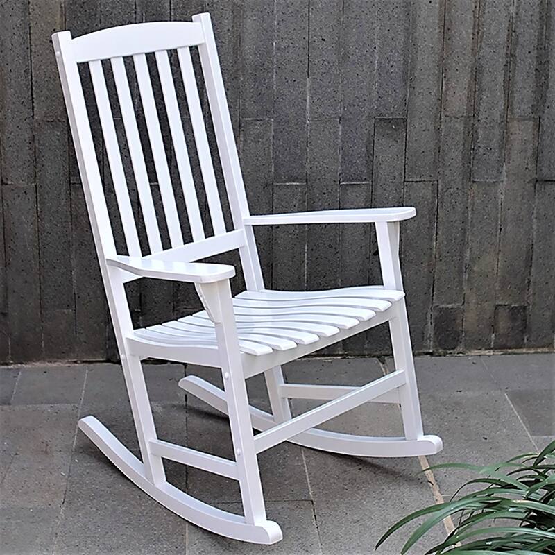 Cambridge Casual Alston Outdoor Rocking Chair - White