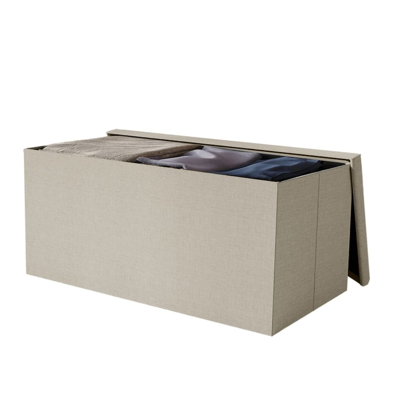 Florence Upholstered Folding Storage Bench
