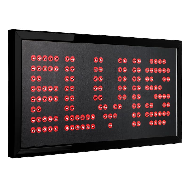 Licensed Elvis Framed Flashing LED Marquee Wall Sign (19"x10") - Red - 19" x 10"