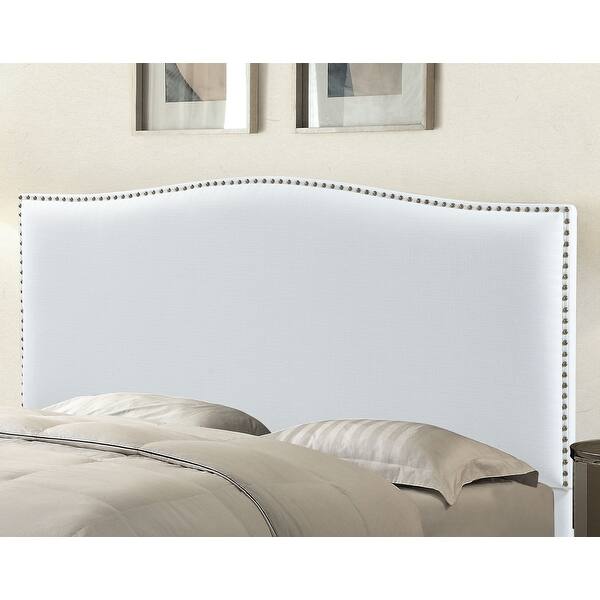 slide 1 of 8, Abbyson Henri Fabric Nailhead Trim Headboard