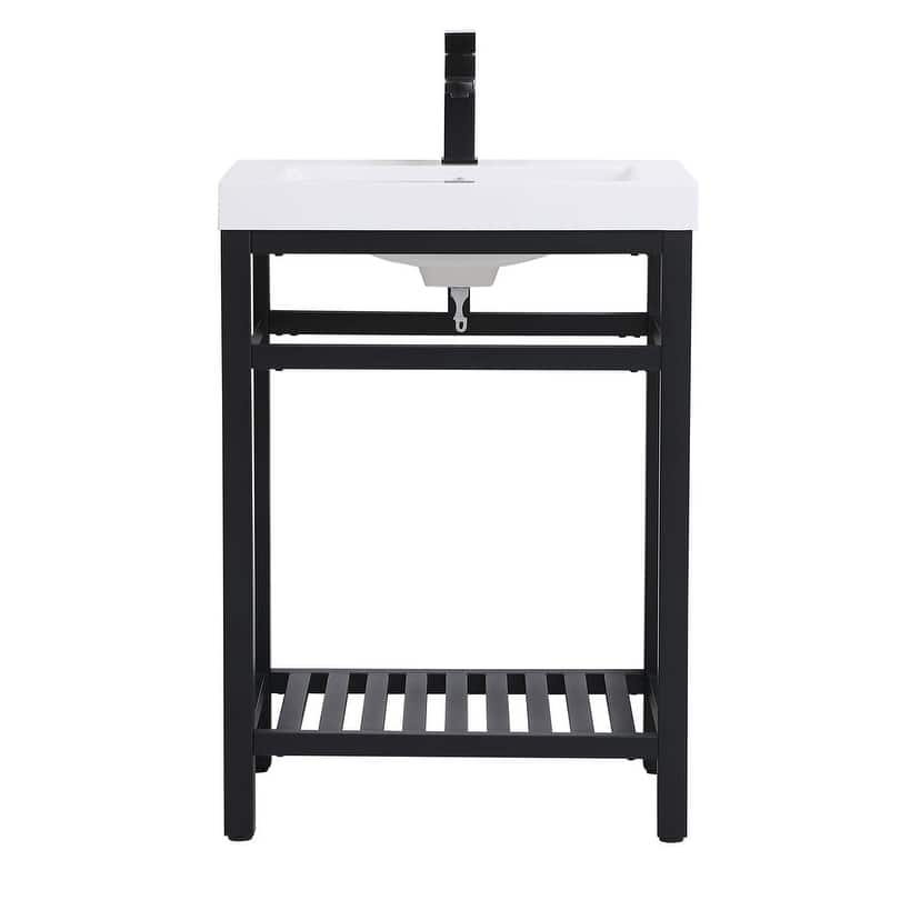 Elegant Lighting VF14024 Raya 24" Specialty Cast Iron Console Bathroom