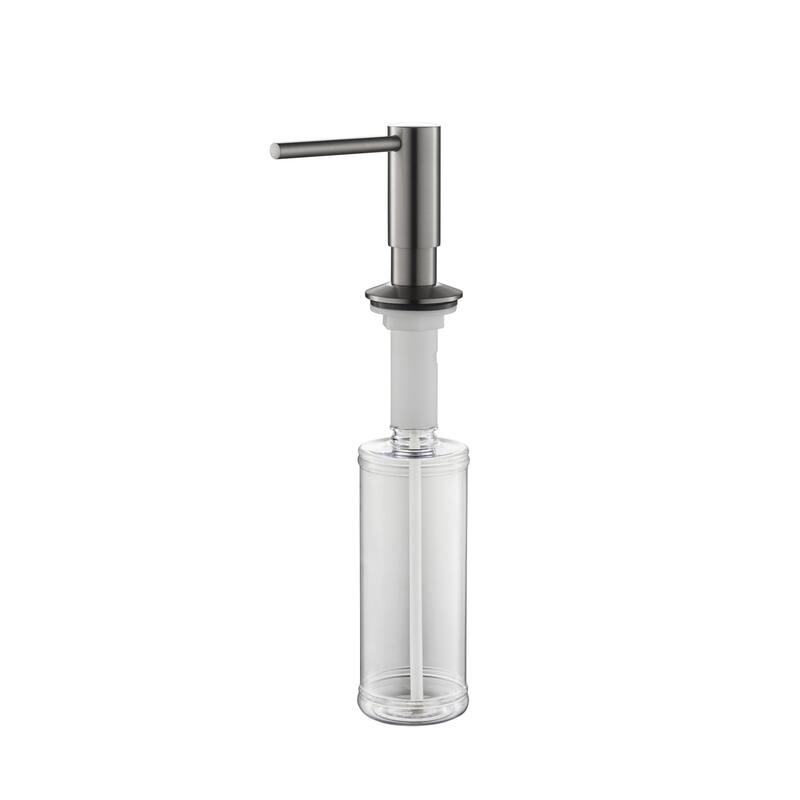 Kitchen Lead Free Solid Brass Construction Soap Dispenser - Titanium
