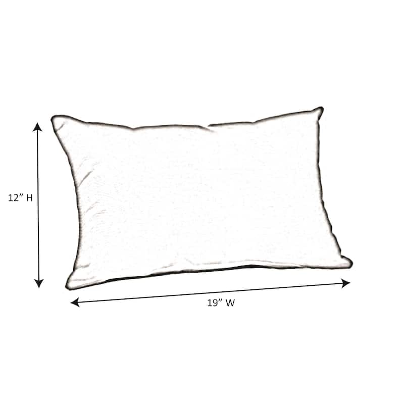 Casual Cushion Ikat 1-Piece Indoor/Outdoor Square Throw Pillow, 18"W x 18"L, Nixie Palm