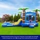 preview thumbnail 2 of 12, HeroKiddo 15' Ocean Shark Commercial Grade Inflatable Water Slide with Attached Splash Pool (No Blower Included), Outdoor Fun