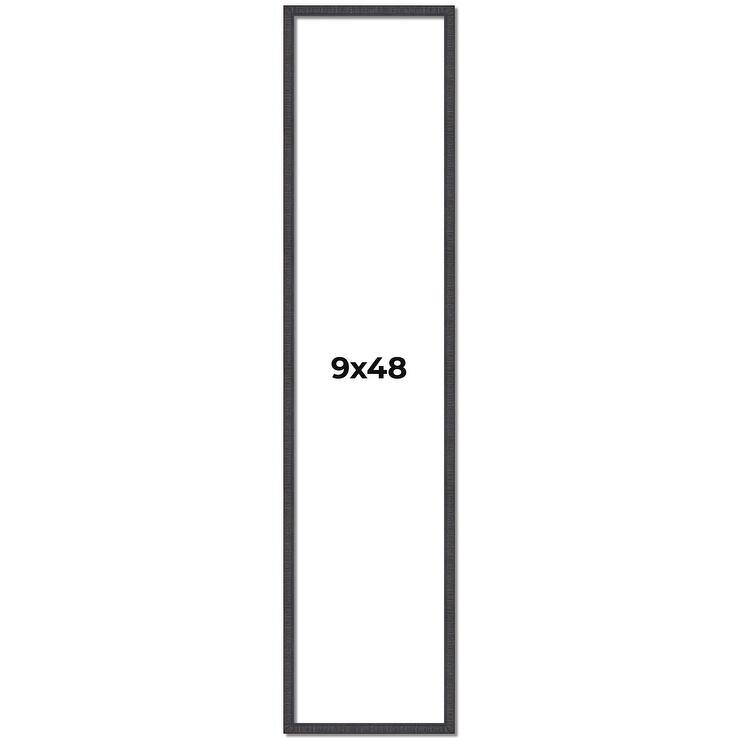9x48 Frame Brown Picture Frame - Complete Modern Photo Frame Includes