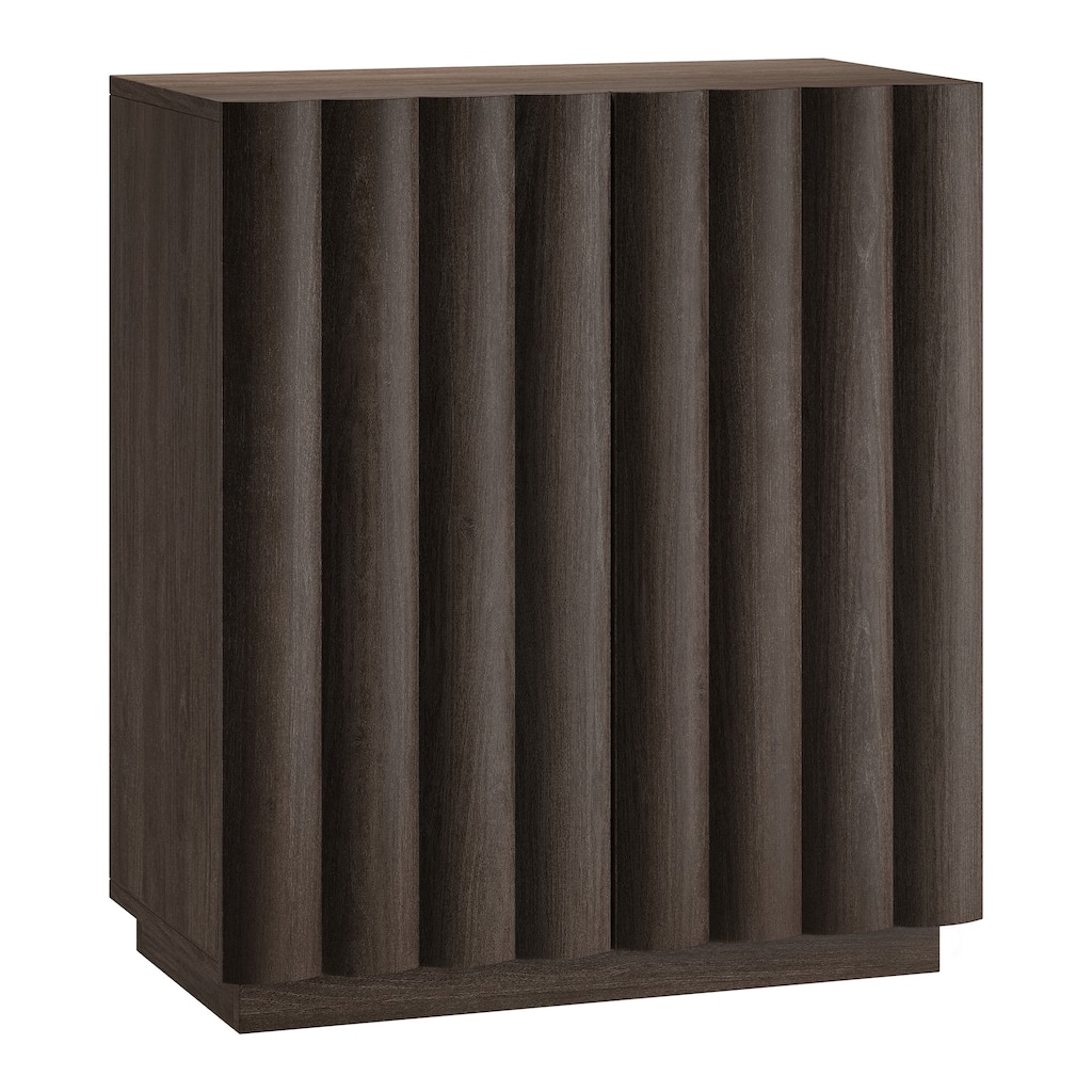 Molly 28" Wide Rectangular Fluted Accent Cabinet - 28" Wide