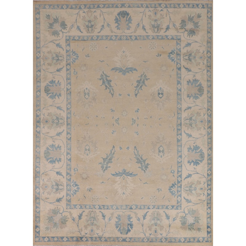 Mute Color Oushak Oriental Area Rug Handmade Wool Carpet - 8'3" x 10'0"