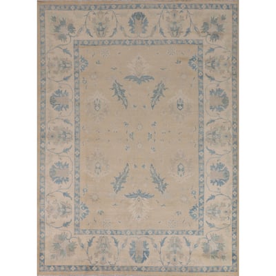 Mute Color Oushak Oriental Area Rug Handmade Wool Carpet - 8'3" x 10'0"