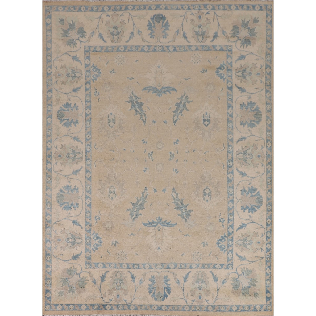 Mute Color Oushak Oriental Area Rug Handmade Wool Carpet - 8'3" x 10'0"