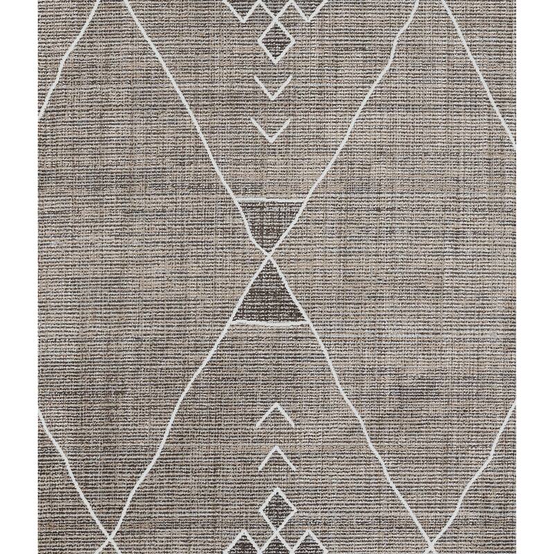 Momeni Rabat Geometric Polyester Grey Area Rug