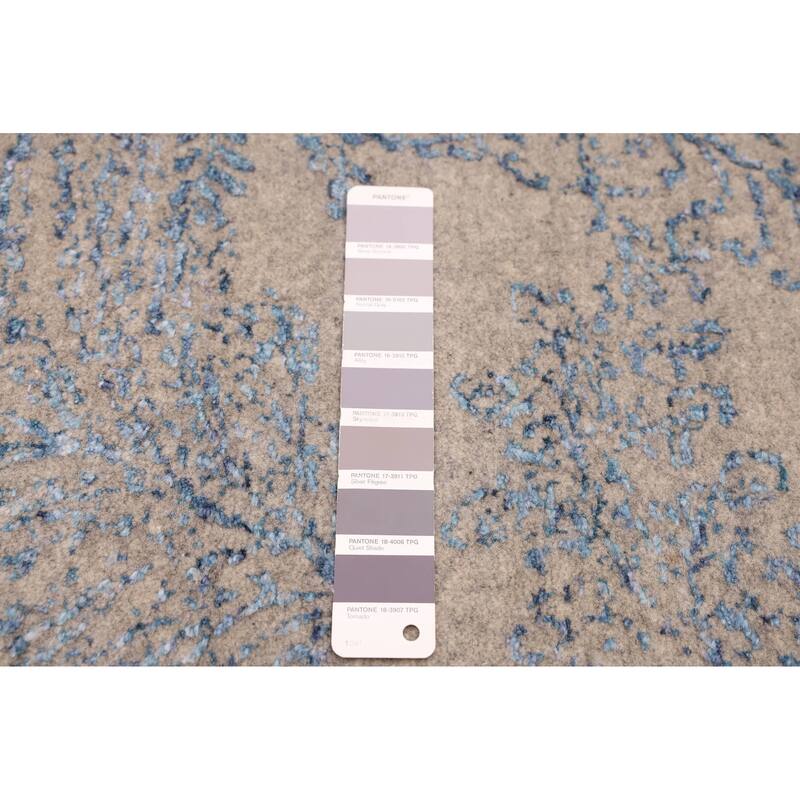 ECARPETGALLERY Hand Loomed Elysian Grey Rug - 8'1 x 9'11