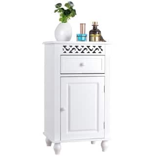 gymax storage floor cabinet bathroom organizer floor cabinet drawer kitchen white - Bathroom Floor Cabinet gymax storage floor cabinet bathroom organizer floor cabinet drawer kitchen white - Bathroom Floor Cabinet