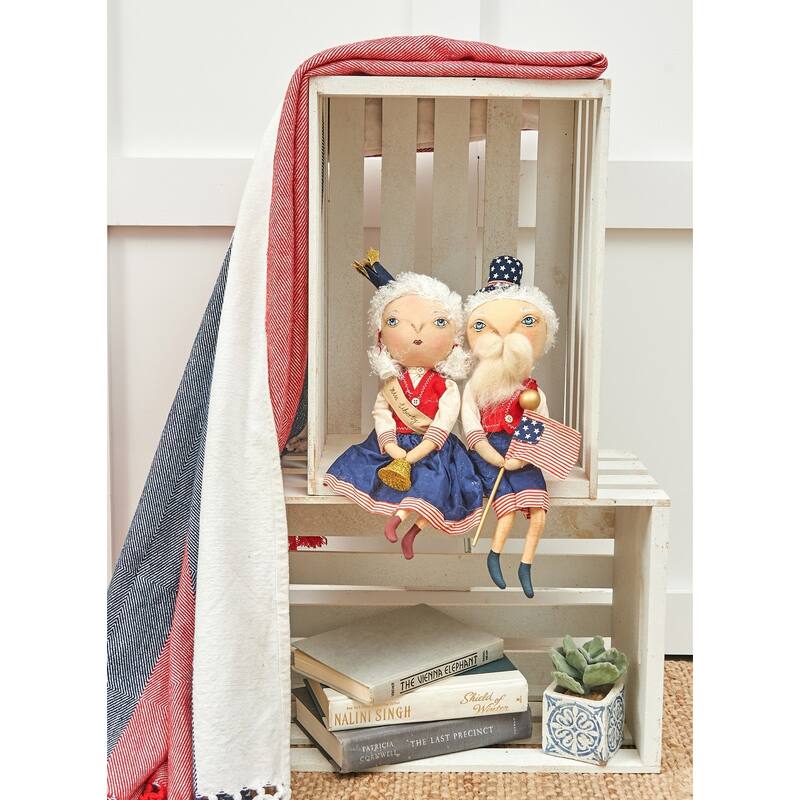 Little Miss Liberty Joe Spencer Gathered Traditions Art Doll Figure