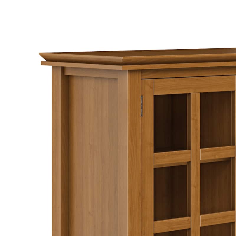 WYNDENHALL Stratford Solid Wood Transitional Medium Storage Cabinet - 38"w x 16.1"d x 40.6" h
