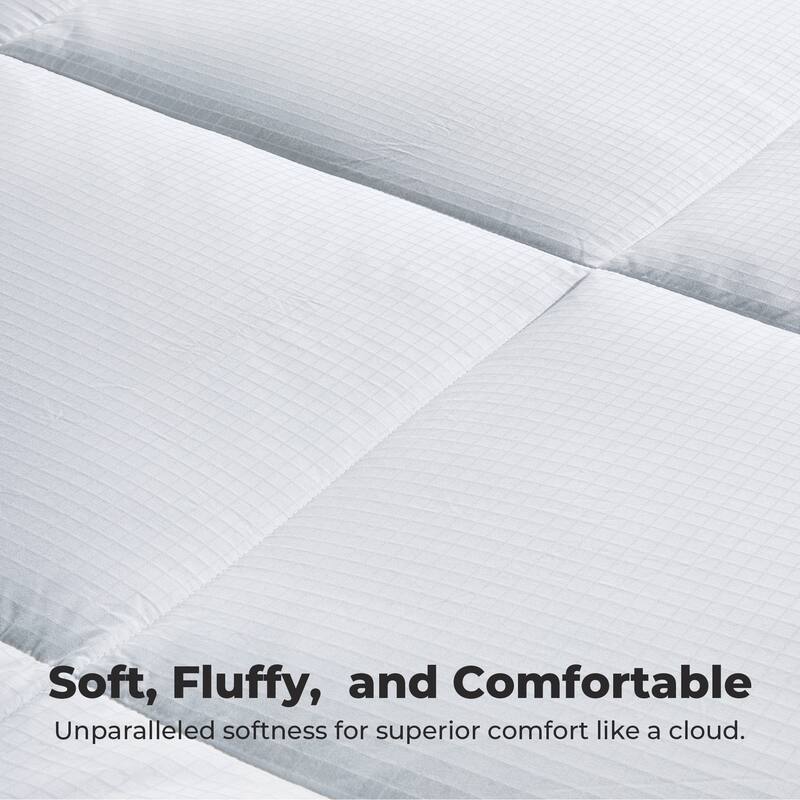 All Season Down Alternative Comforter Soft Cover with Jacquard