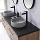 preview thumbnail 23 of 78, Trento Bath Vanity with Sintered Stone Top with Concrete Sink (C)