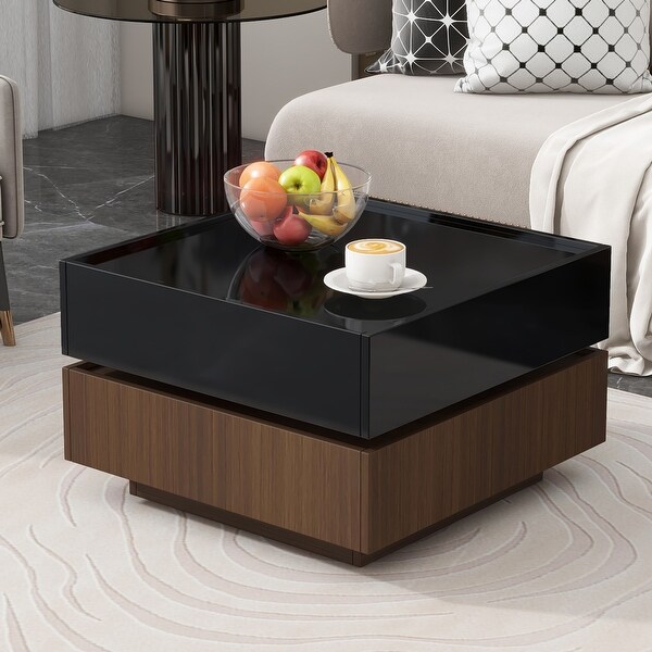 Multifunctional Square Rotating Coffee Table - On Sale - Bed Multifunctional Square Rotating Coffee Table - On Sale - Bed