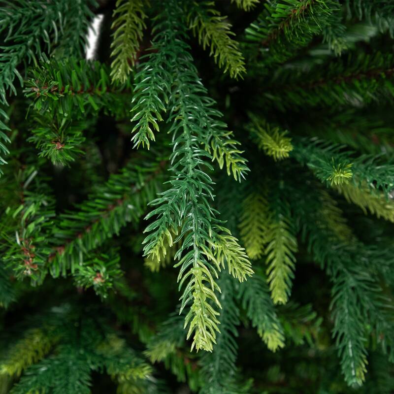 Real Touch™️ Two-Tone River Deer Pine Full Artificial Christmas Tree - 7.5' - Unlit - 7.5 Foot