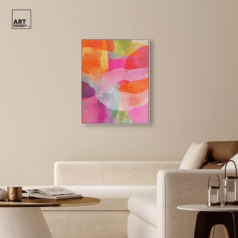 Garnet Gleam IV Canvas by Art Remedy