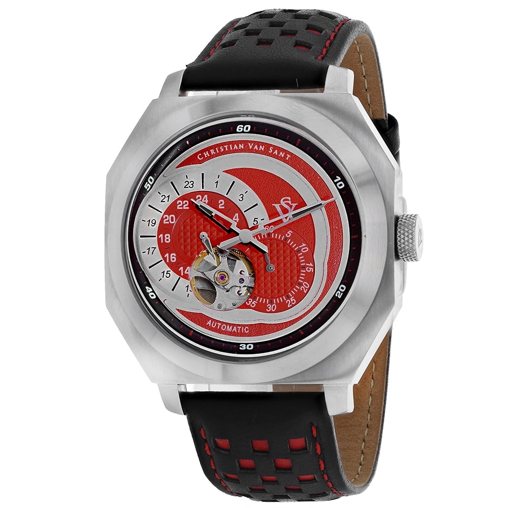 Christian Van Sant Men's Machina Red Dial Watch - CV0561 - 6 (36)