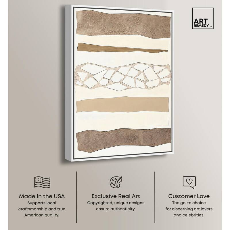 Relief Rifts I Canvas by Art Remedy