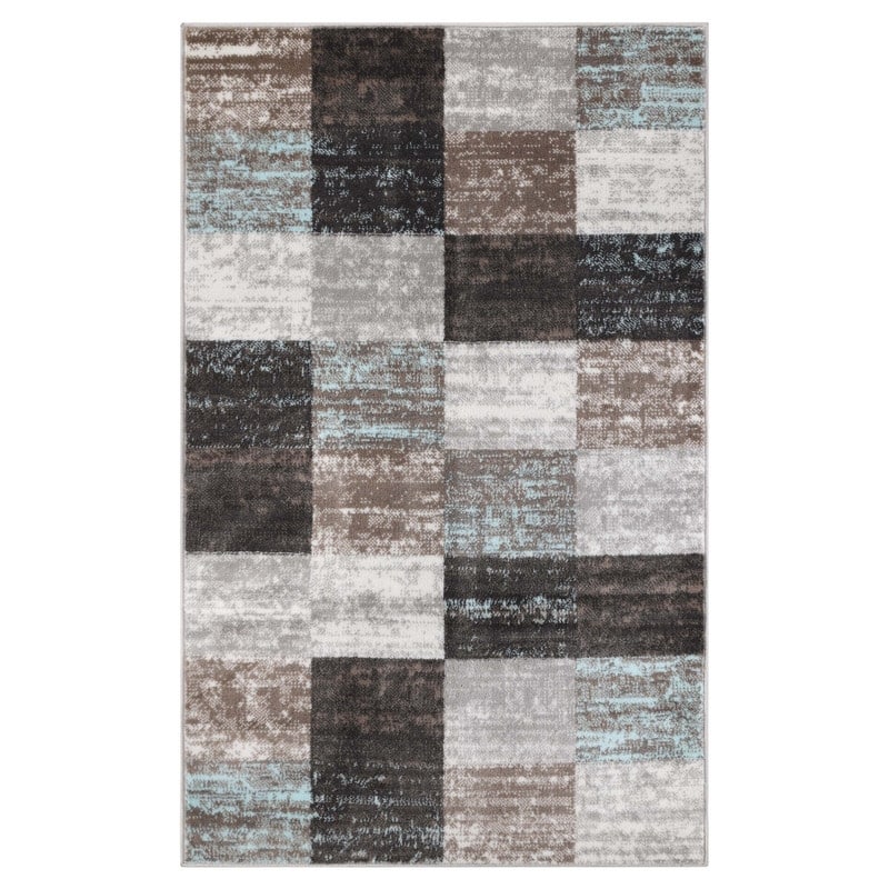 Superior Rockaway Geometric Checkered Transitional Indoor Area Rug