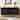 Black Sideboard TV Console Table Buffet Storage Cabinet with Cross-Leg