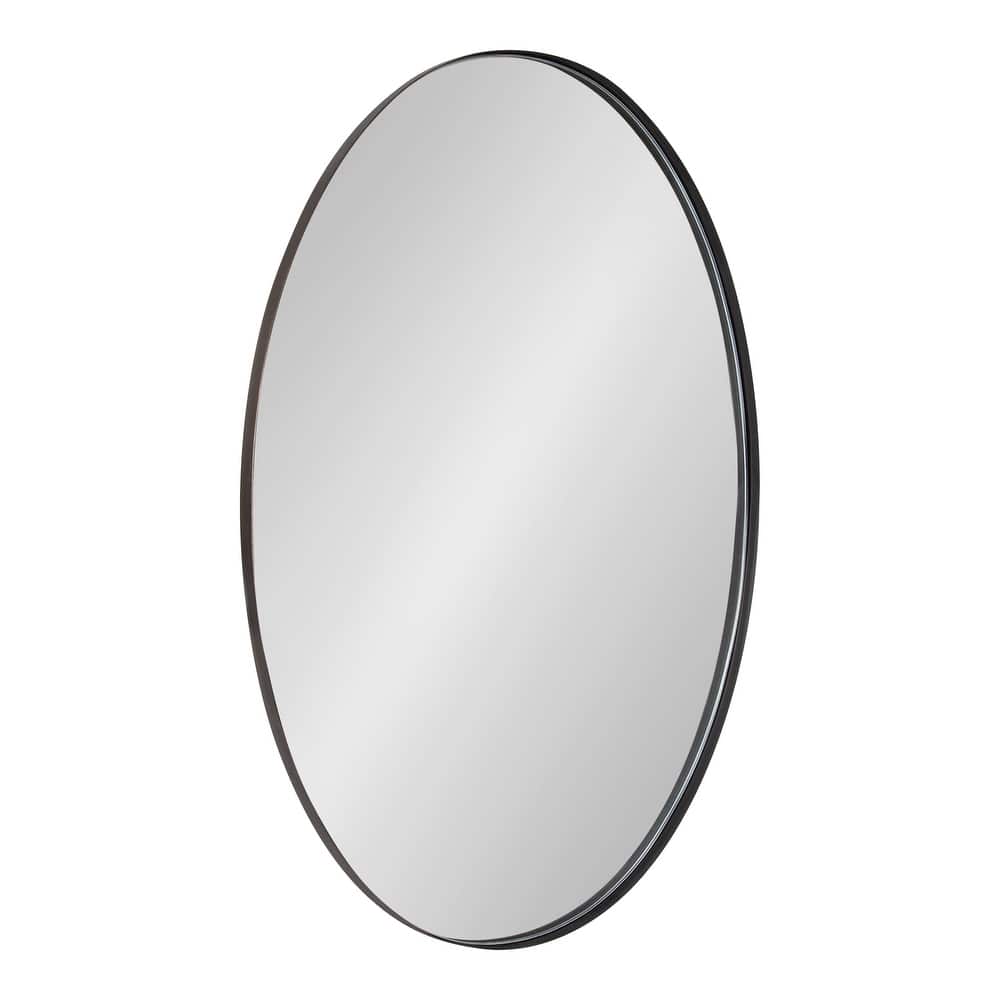 Kate and Laurel Rollo Oval Framed Wall Mirror