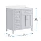 preview thumbnail 5 of 13, OVE Decors Tahoe 36 Dove Grey Vanity