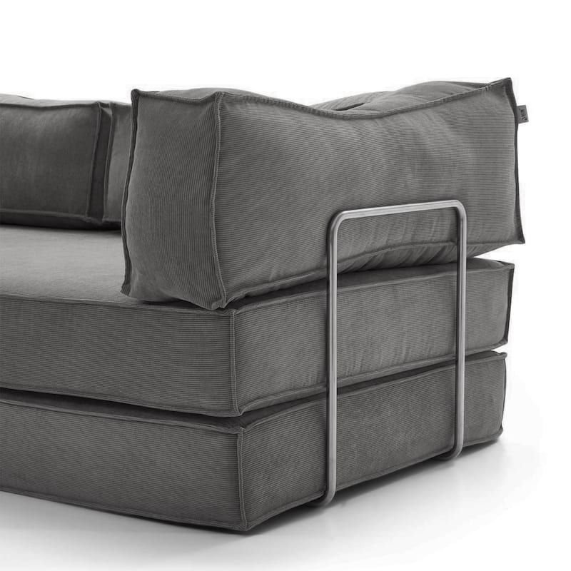 JASIWAY Modern Vintage Convertible Sleeper Sofa Bed
