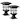 Solar Powered Outdoor Black Post Light 2 Pack - 2Pack