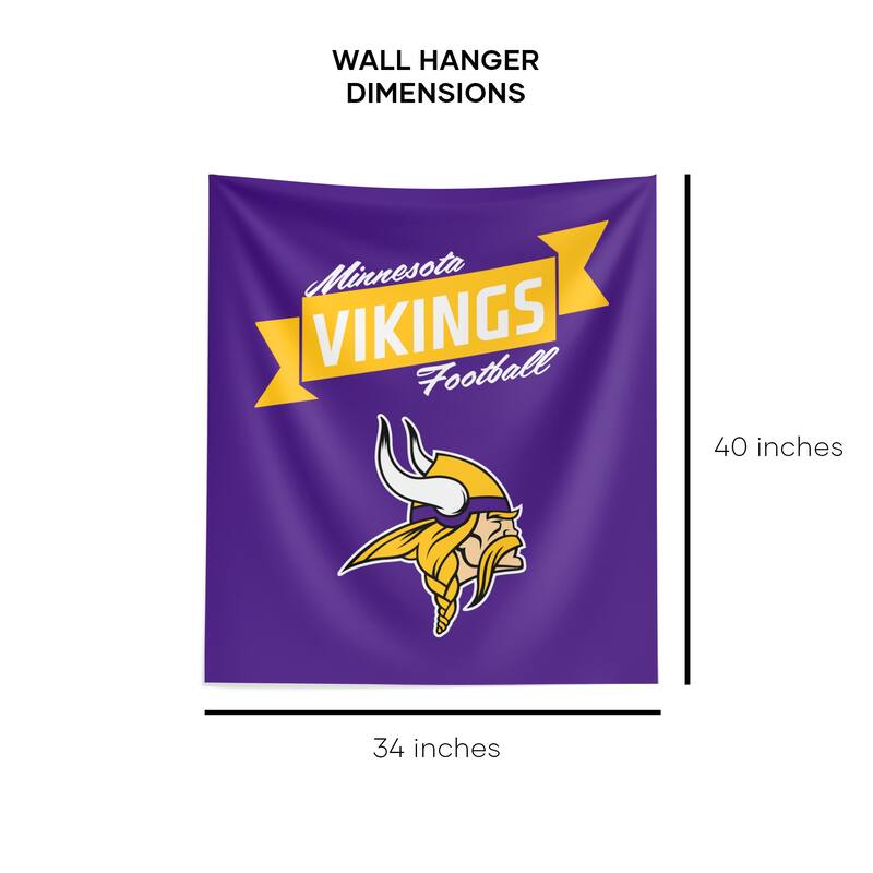 NFL Minnesota Vikings Premium Wall Hanging - 34"x40"