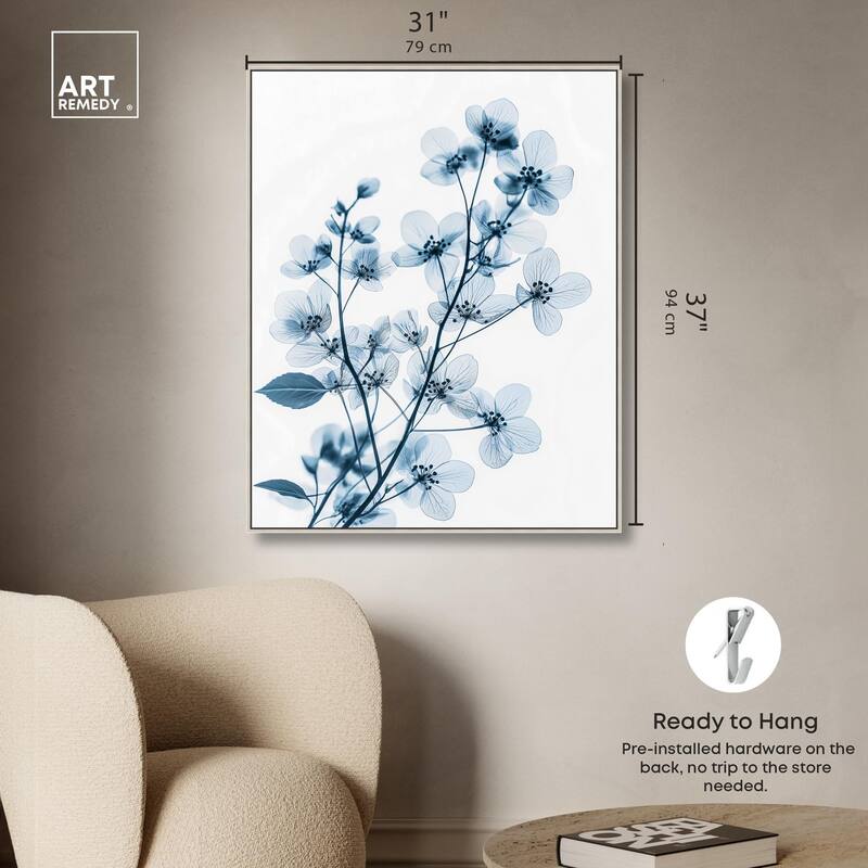 Translucent Petals I Canvas by Art Remedy