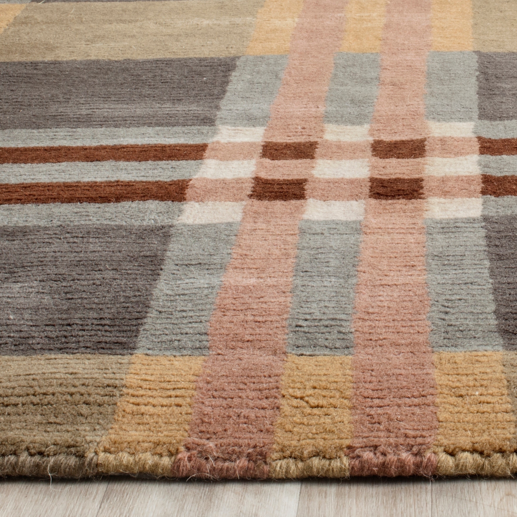 Safavieh Hand Knotted Lexington Gillette Wool Rug Overstock 6030748