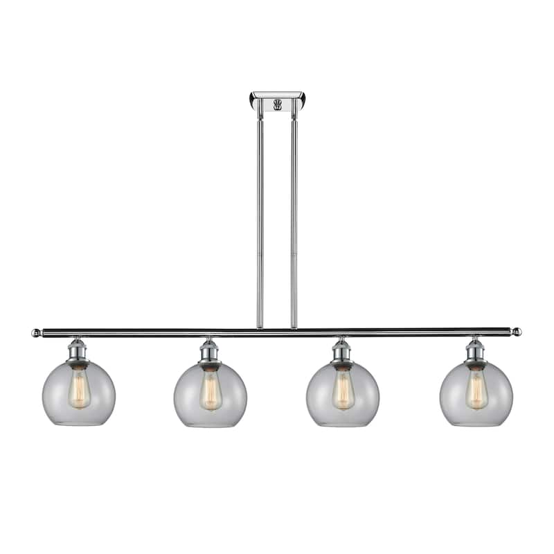 Innovations Lighting 516-4I-10-48 Athens Linear Athens 4 Light 48" - Polished Chrome / Clear