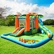 preview thumbnail 3 of 7, Costway Inflatable Bounce House Kids Water Splash Pool Dual Slide