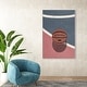 preview thumbnail 13 of 28, Oliver Gal 'Basketball Court Area' Sports Blue Wall Art Canvas 36 x 54 - White