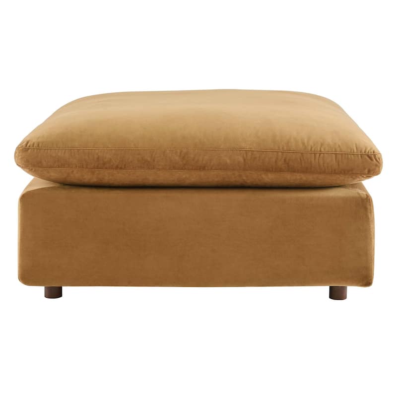 Commix Down Filled Overstuffed Velvet 6-Piece Sectional Sofa