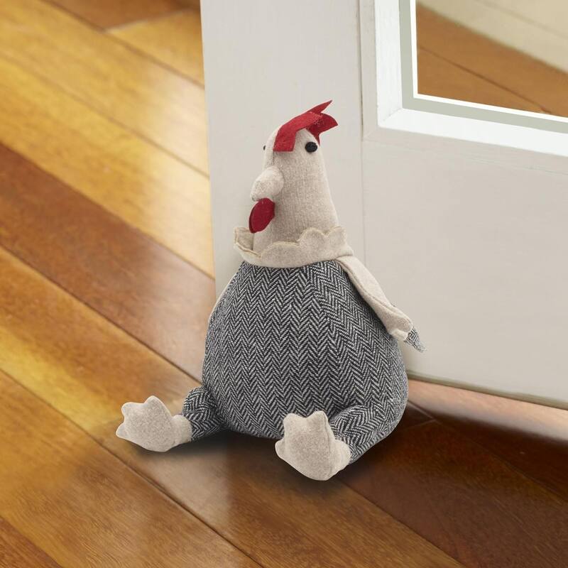 Elements Set of 3 Animal Fabric Weighted Door Stoppers