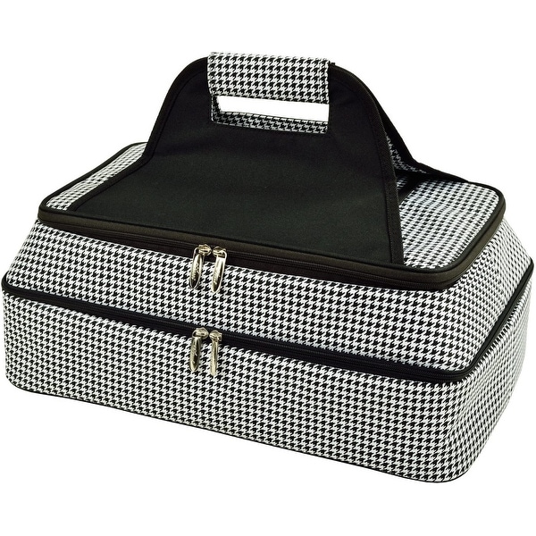 (Houndstooth) - Picnic at Ascot Wine and Cheese Cooler Bag Equipped for 2 with Glasses, Napkins, Cutting Board, Corkscrew, etc. - Houndstooth並行輸入